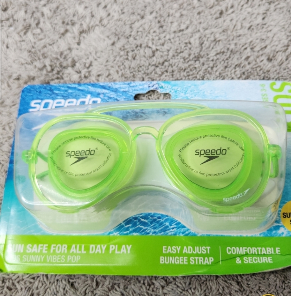 Speedo Kids Sunny Vibes Aviator Swim Goggles Kids 3 To 6